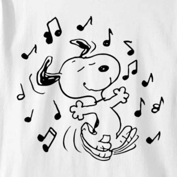Dancing Snoopy Retro Cute Character Graphic Unisex T-Shirt 81 - Picture 2 of 5